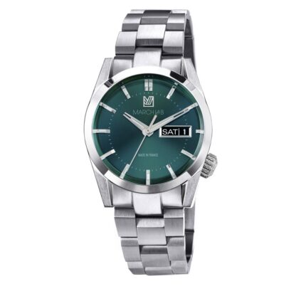 Montre MARCH LA.B AM89 Electrique Cadran Forest Bracelet Acier