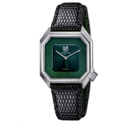 Montre MARCH LA.B Mansart Automatique Cadran Grall Bracelet Lézard Noir