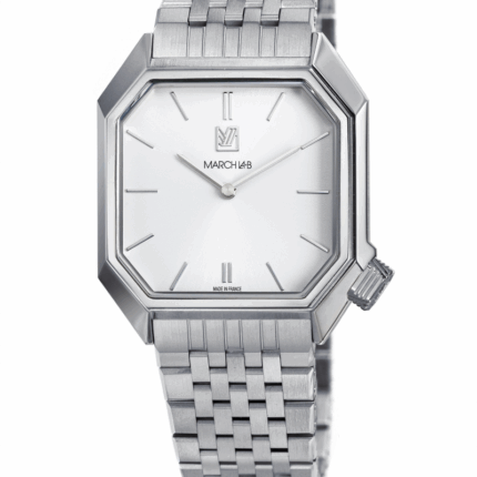 Montre MARCH LA.B Mansart Electrique White bracelet Acier