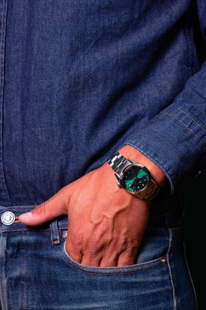 Montre MARCH LA.B AM69 Electrique Forest Cadran Vert Bracelet Cuir 36MM Montre MARCH LA.B AM69 Electrique Forest Cadran Vert Bracelet Cuir 36MM