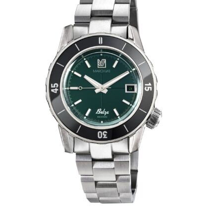 Montre MARCH LA.B Belza Automatique Cadran Forest Bracelet Acier