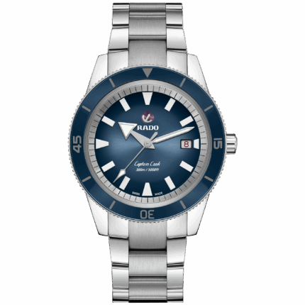 Montre Rado Captain Cook Automatic Cadran Bleu Bracelet Acier