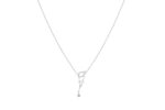 Collier La Brune & La Blonde Pop Coup De Foudre Diamant Or Blanc