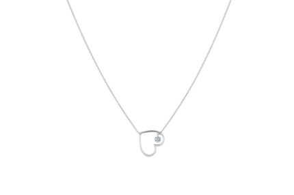 Collier La Brune & La Blonde Pop Mon Étoile Diamant Or Blanc