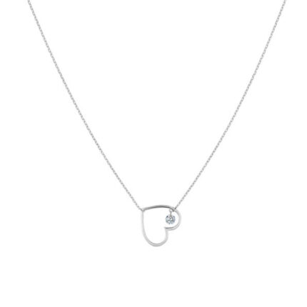 Collier La Brune & La Blonde Pop Mon Étoile Diamant Or Blanc