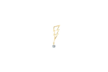 Pin Earrings La Brune &amp; La Blonde Pop Coup De Foudre Diamond Yellow Gold