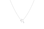 Collier La Brune & La Blonde POP MON ÉTOILE DIAMANT – OR BLANC 0.07 carat