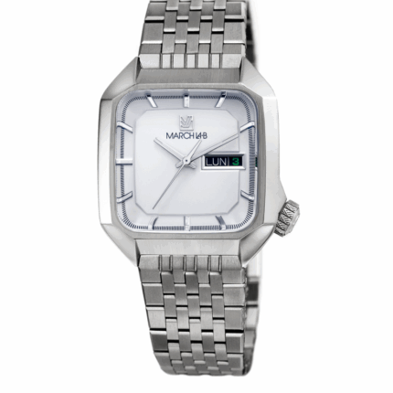 Montre MARCH LA.B AM2 Electrique 39mm Cadran White Bracelet Acier