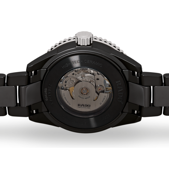 Montre Rado Captain Cook Auto High Tech Ceramic Cadran Noir Bracelet Céramique 43MM