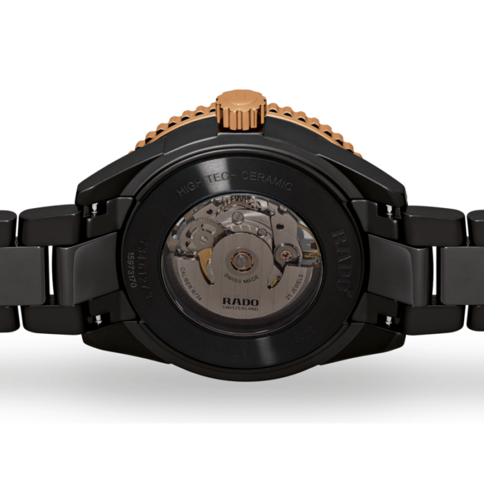 Montre Rado Captain Cook Auto High Tech Ceramic Cadran Noir Bracelet Céramique 43MM