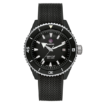 Montre Rado Captain Cook Auto High Tech Ceramic Diver Cadran Noir Bracelet Caoutchouc 43MM