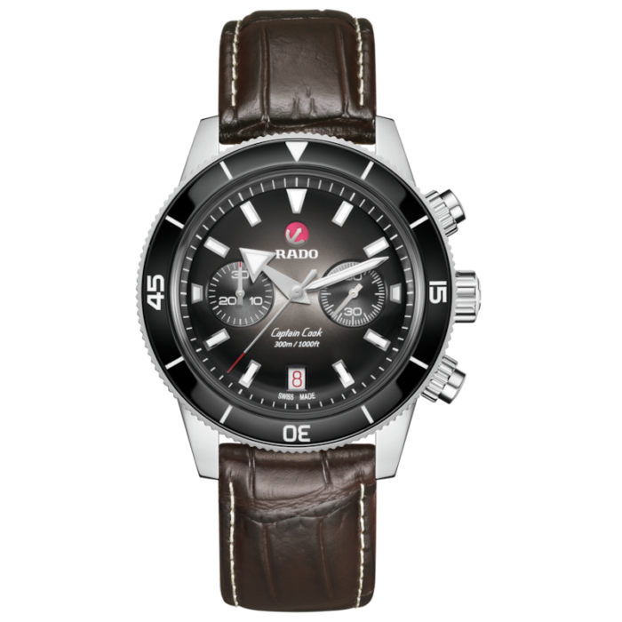 Montre Rado Captain Cook Automatic Chronograph Cadran Noir 43MM