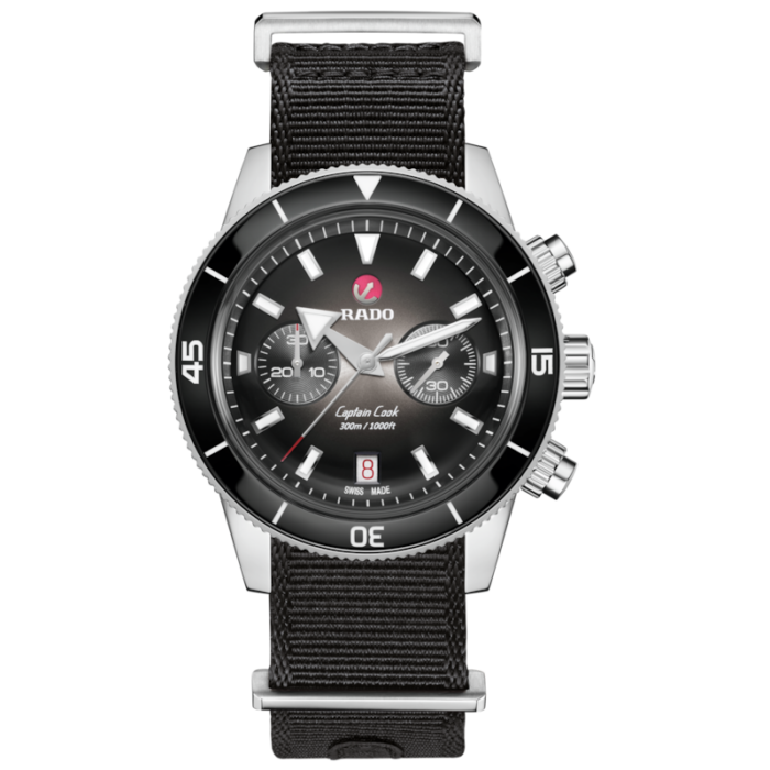 Montre Rado Captain Cook Automatic Chronograph Cadran Noir 43MM