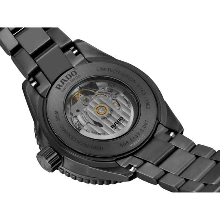 Montre Rado Captain Cook Auto High Tech Ceramic Diver Cadran Noir Bracelet Céramique 43MM