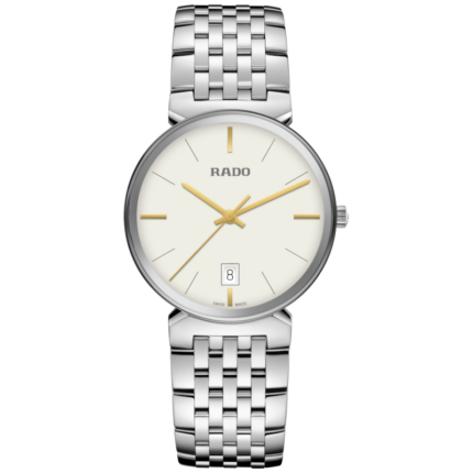 Montre Rado Florence Classic Quartz Cadran Blanc Bracelet Acier 38MM