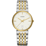 Montre Rado Florence Classic Quartz Cadran Blanc Bracelet Acier 38MM