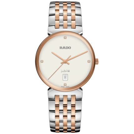 Rado Florence Classic Diamonds Quartz White Dial Steel Bracelet 38MM