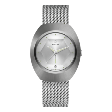 Rado DiaStar Original Automatic Watch Grey Dial 38MM Steel Bracelet