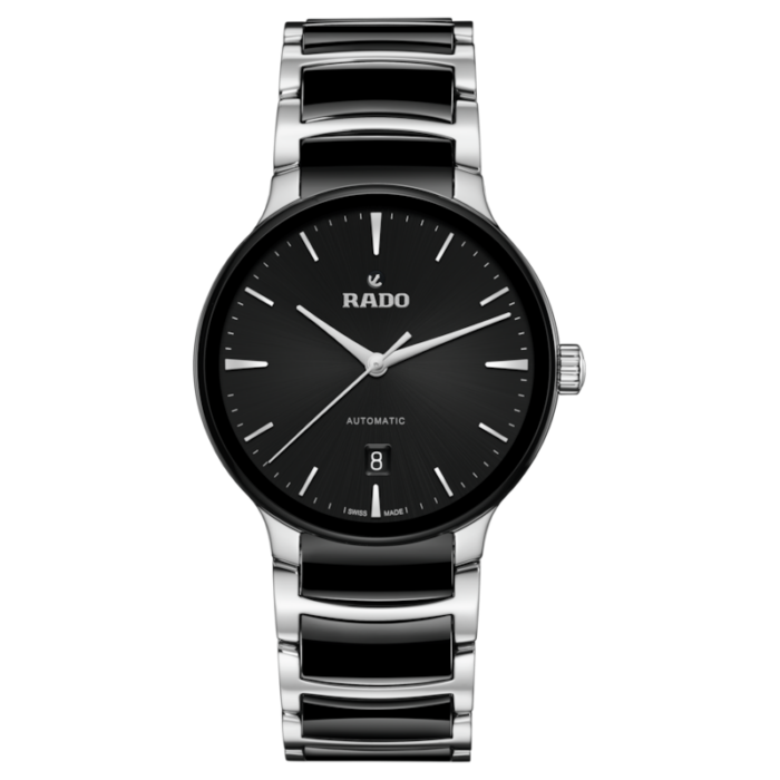 Montre Rado Centrix Automatic Cadran Noir Bracelet Acier 39.5MM