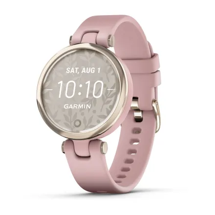 Montre Garmin Lily Sport Rose Poudr Cream Gold Connect e