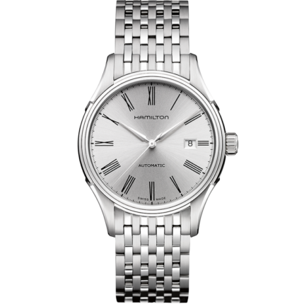 Hamilton American Classic Valiant Auto Watch Silver Dial Steel Bracelet 40MM