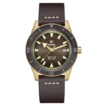 Montre Rado Captain Cook Automatic Bronze Cadran Brun Bracelet Cuir 42MM