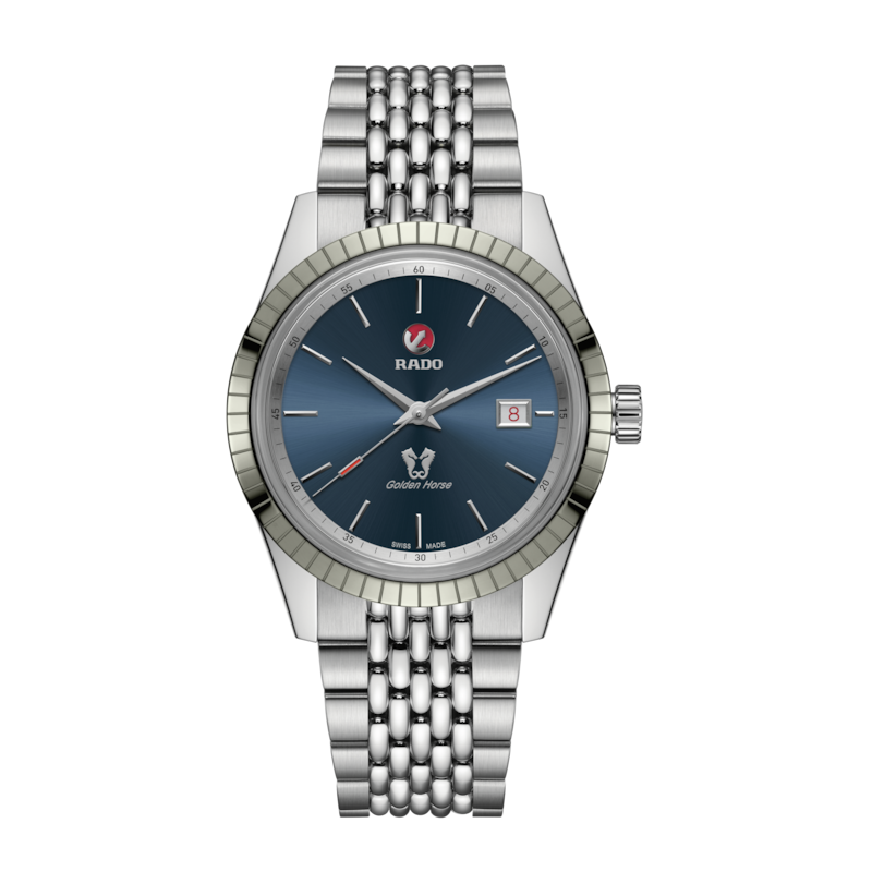 Montre Rado HyperChrome Automatic Classic Cadran Bleu Bracelet Acier 42MM