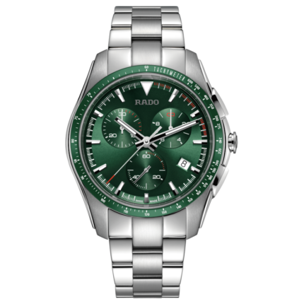 Montre Rado HyperChrome Chrono Quartz Cadran Vert Bracelet Acier 44.9MM