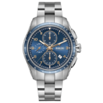 Montre Rado HyperChrome Automatic Chronograph Cadran Bleu Bracelet Acier 44MM