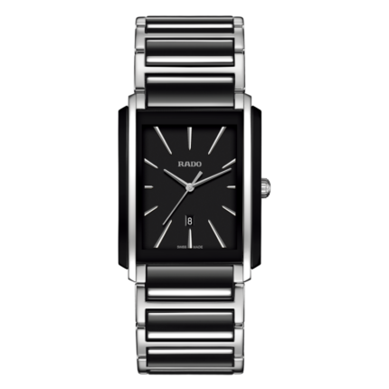 Montre Rado Integral Quartz Cadran Noir Bracelet Acier 31MM