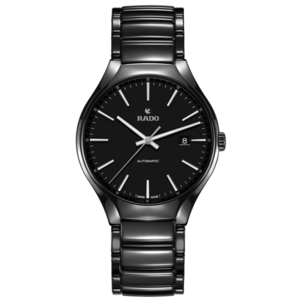 Rado True Automatic Watch Black Dial Ceramic Bracelet 40MM