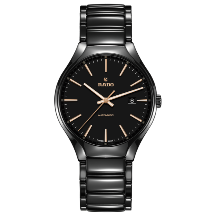 Montre Rado True Automatic Cadran Noir Bracelet Céramique 40MM