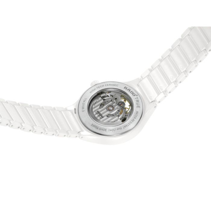 Montre Rado True Automatic Cadran Blanc Bracelet Céramique 40MM