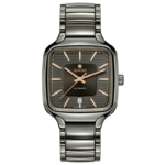 Montre Rado True Square Automatic Cadran Gris Bracelet Céramique 38MM