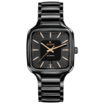 Montre Rado True Square Automatic Cadran Noir Bracelet Céramique 38MM