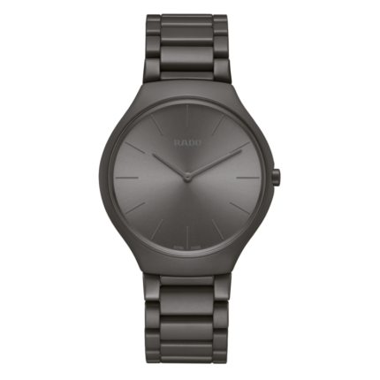 Rado True Thinline Les Couleurs™ Le Corbusier Iron Grey Quartz  CeramicBracelet 39MM Watch