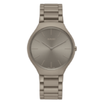 Montre Rado True Thinline Les Couleurs™ Le Corbusier Grey Brown Quartz Bracelet Céramique 39MM