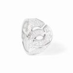 Bague Dinh Van Menottes Grand Modèle Diamants Or Blanc