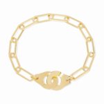 Bracelet Menottes Dinh Van Très Grand Modèle Or Jaune