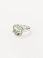 Bague Poiray Filles Antik Prasiolite Or Blanc