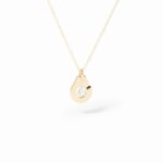 Pendentif Dinh Van Menottes sur Chaîne Diamant Or Jaune