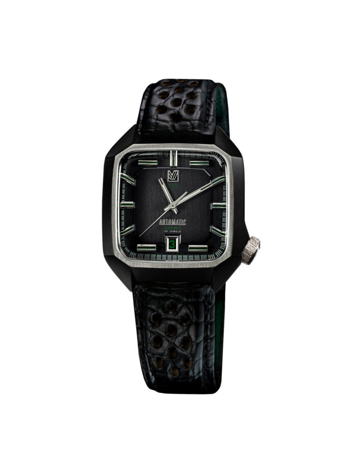 Montre MARCH LA.B AM2 Millésime Mars 2021 Édition Limitée Bracelet Alligator Noir