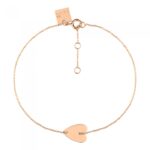 Bracelet Ginette NY Angèle Mini Heart Or Rose