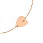 Bracelet Ginette NY Angèle Mini Heart Or Rose