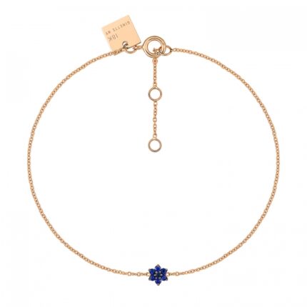 Bracelet Ginette NY Mini Sapphire Star Or Rose