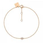 Bracelet Ginette NY Mini Diamond Star Or Rose