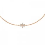 Bracelet Ginette NY Mini Diamond Star Or Rose