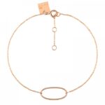 Bracelet Ginette NY Ellipse Or Rose