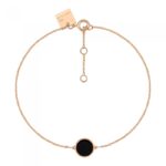 Bracelet Ginette NY Mini Ever MOP Disc Or Rose