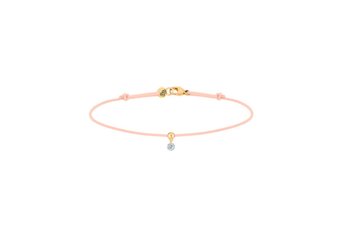 Bracelet La Brune & La Blonde BB Cordon Diamant Or Jaune